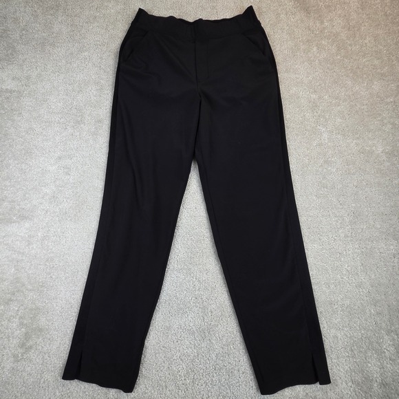 Athleta Pants - Athleta Brooklyn Mid Rise Ankle Pant Women Size 4 Black Travel Commute Workwear